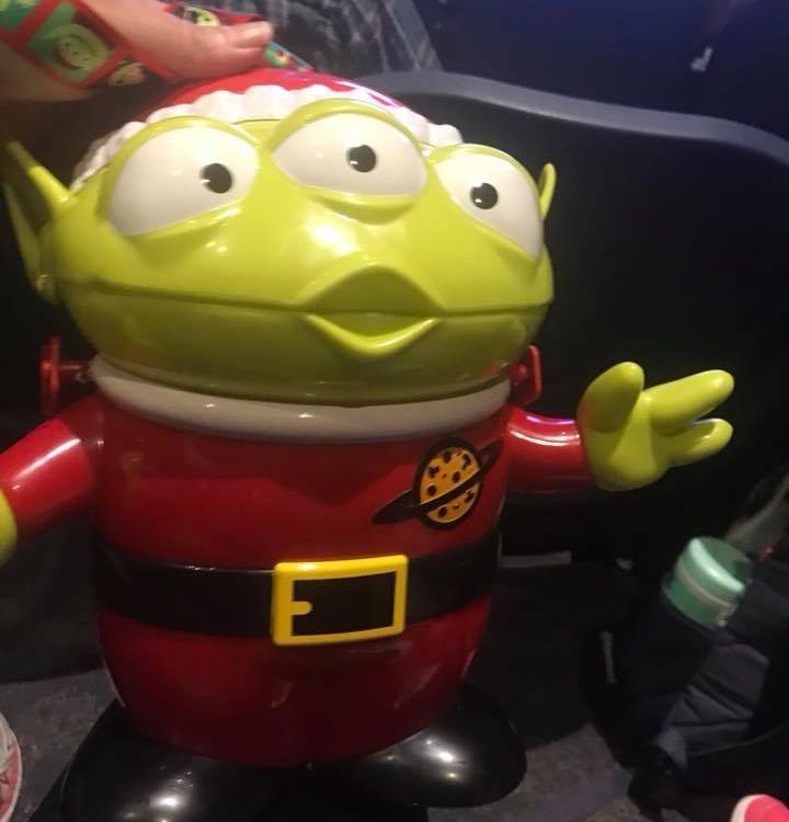 Santa Alien Popcorn Bucket